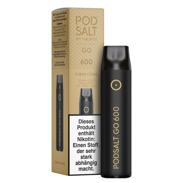 Pod Salt Go 600 - Bano Creme 20mg/ml