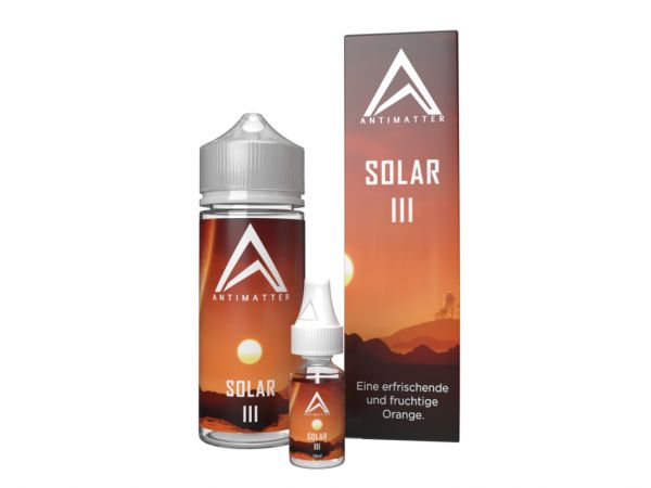 Antimatter - Solar III Aroma 10ml Longfill