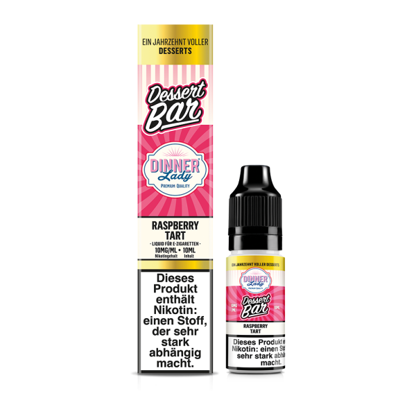 Dinner Lady Dessert Bar - Raspberry Tart Liquid 10ml