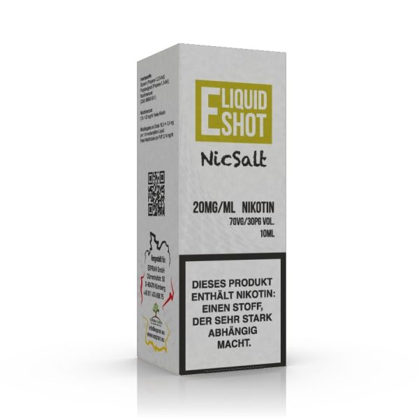 E-Liquid - Nic Salt Shot 70/30 10ml 20mg/ml