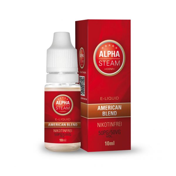 Alpha Steam Liquid 50/50 MTL - American Blend