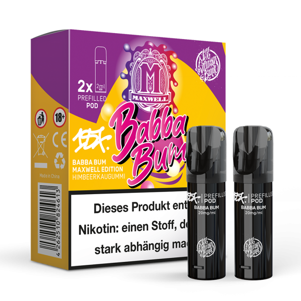 2x 187 Straßenbande Pod - Babba Bum 20mg/ml