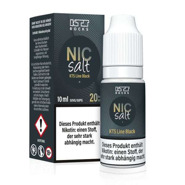 KTS Nic Salt - Black Liquid 10ml 20mg/ml