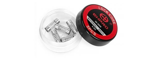 EhPro - 5x Lock RDA Ersatz-Notchcoils 0.2 Ohm