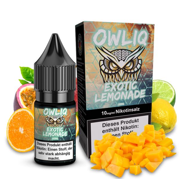OWLIQ Nic Salt - Exotic Lemonade Liquid 10ml