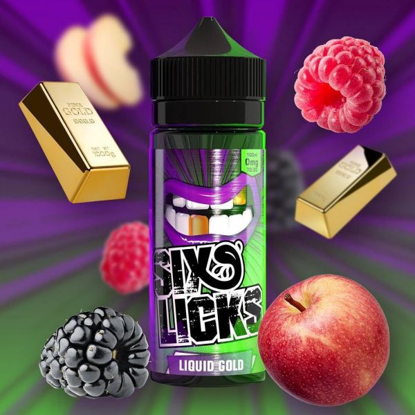 Six Licks - Liquid Gold Liquid 100ml