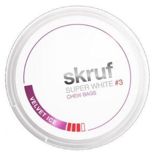 Skruf Super White - Velvet Ice #3 20 Stück Nikotinbeutel