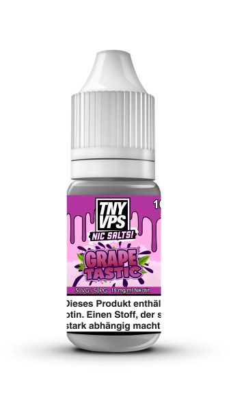 TNYVPS Nic Salt - Grapetastic Liquid 10ml - 18mg/ml