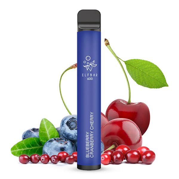 ELF Bar 600 - Blueberry Cranberry Cherry 20mg/ml Steuerware