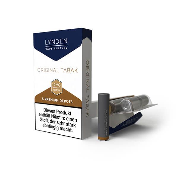 LYNDEN - Premium Set Depot Original Tabak 5er Pack - 12mg