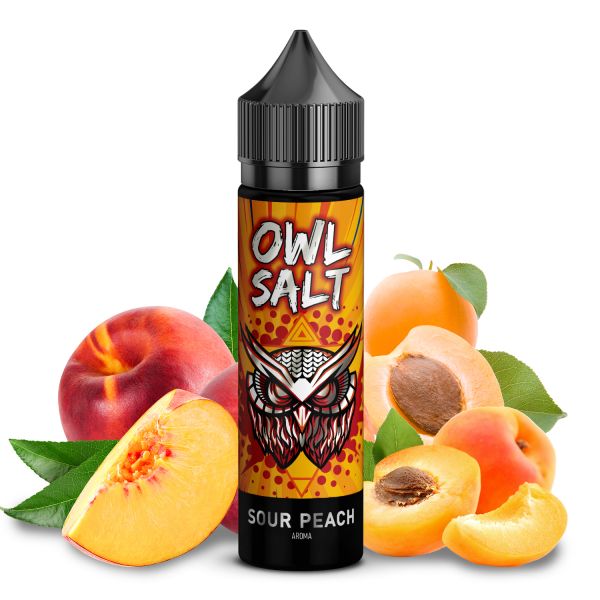 OWL Salt - Sour Peach Aroma 10ml Longfill