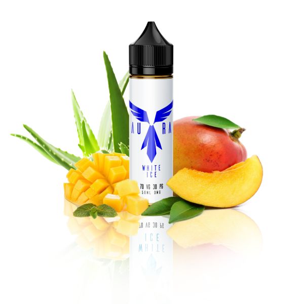 Nomads Liquids - AURA White Ice Liquid 50ml Shortfill