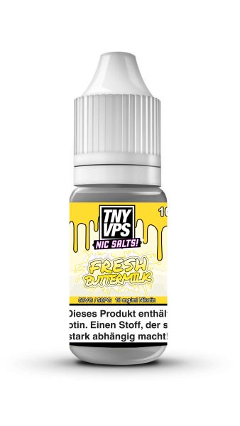 TNYVPS Nic Salt - Fresh Buttermilk Liquid 10ml - 18mg/ml