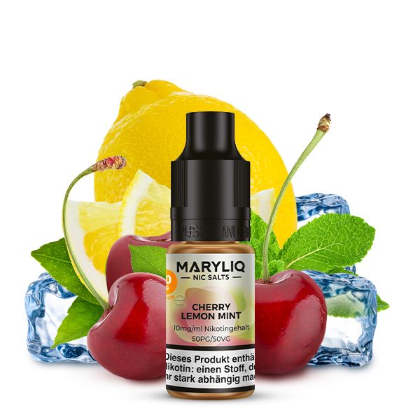 Maryliq - Cherry Lemon Mint Nic Salt Liquid 10ml