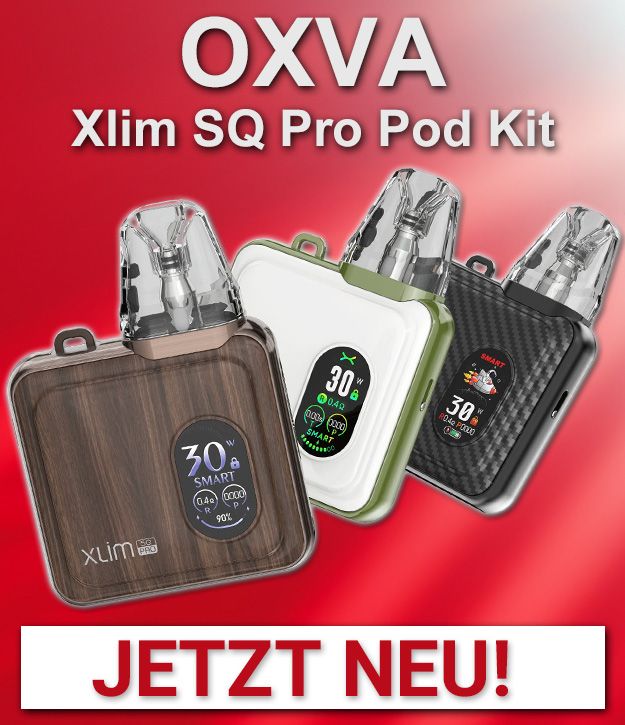 OXVA Xlim SQ Pro jetzt erhältlich!