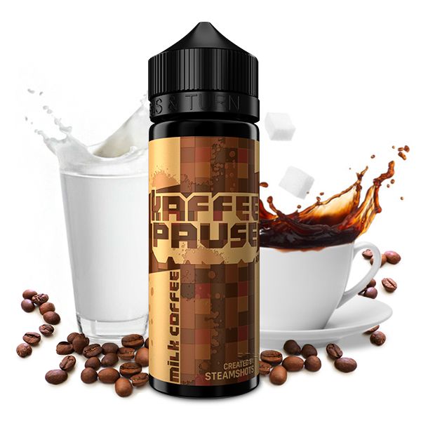 Steamshots Kaffeepause - Milk & Coffee Aroma 10ml Longfill