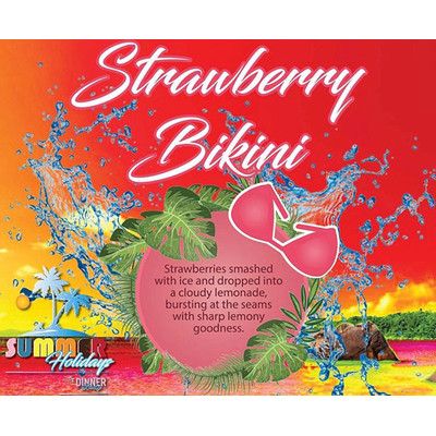 Dinner Lady - Strawberry Bikini