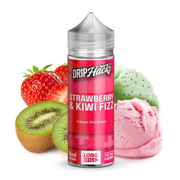 Drip Hacks - Strawberry Kiwi Fizz Aroma 10ml Longfill