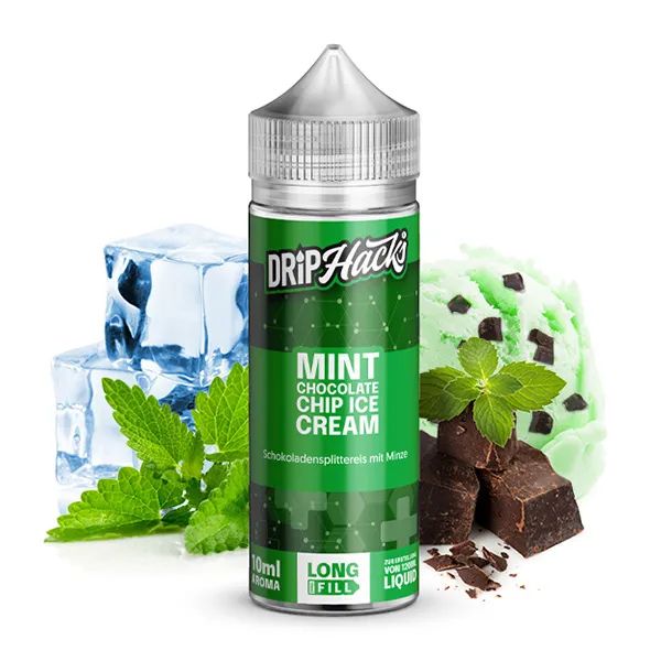 Drip Hacks - Mint Chocolate Chip Ice Cream Aroma 10ml Longfill