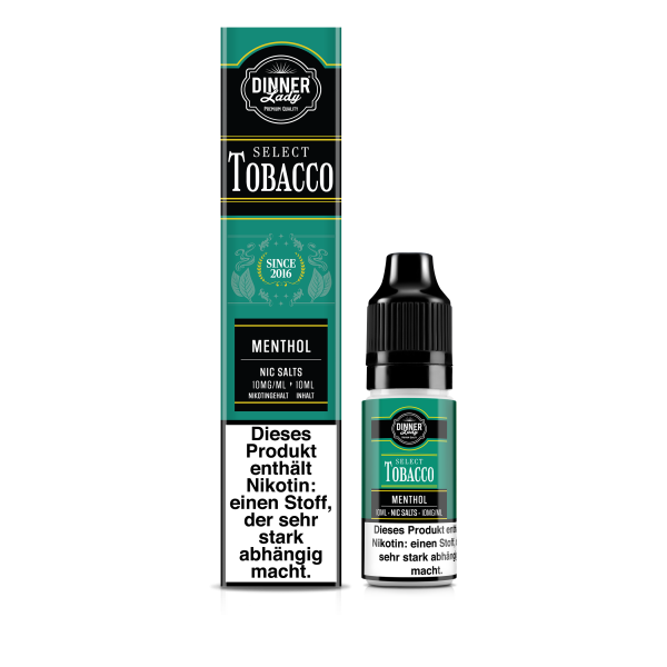 Dinner Lady Select Tobacco - Menthol Liquid 10ml
