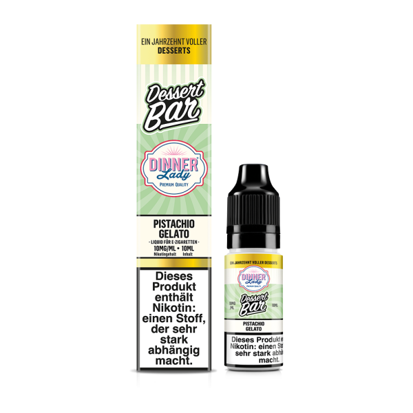 Dinner Lady Dessert Bar - Pistachio Gelato Liquid 10ml