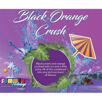 Dinner Lady - Black Orange Crush