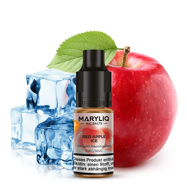 Maryliq - Red Apple Ice Nic Salt Liquid 10ml