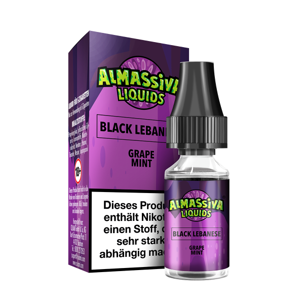 Al Massiva Nic Salt - Black Lebanese Liquid 10ml 17mg/ml