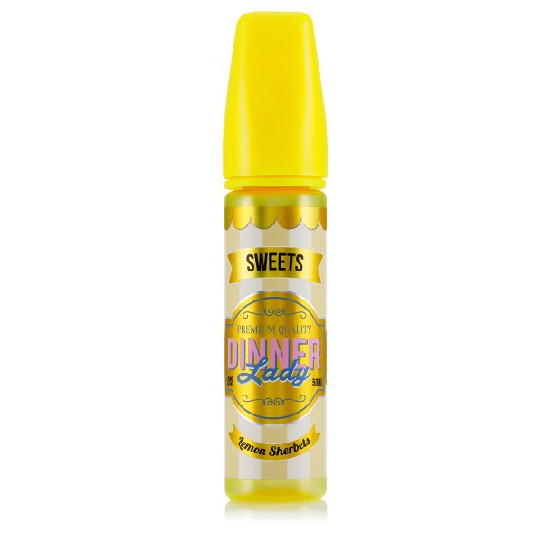 Dinner Lady Sweets - Lemon Sherbets Liquid 50ml Shortfill