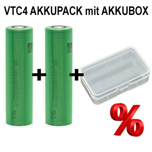 Sony - Konion VTC4 DUO-Pack in Akkubox
