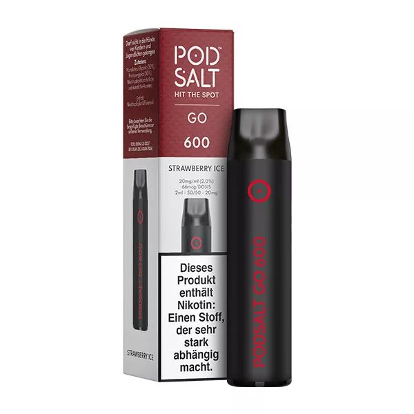 Pod Salt Go 600 - Strawberry Ice 20mg/ml