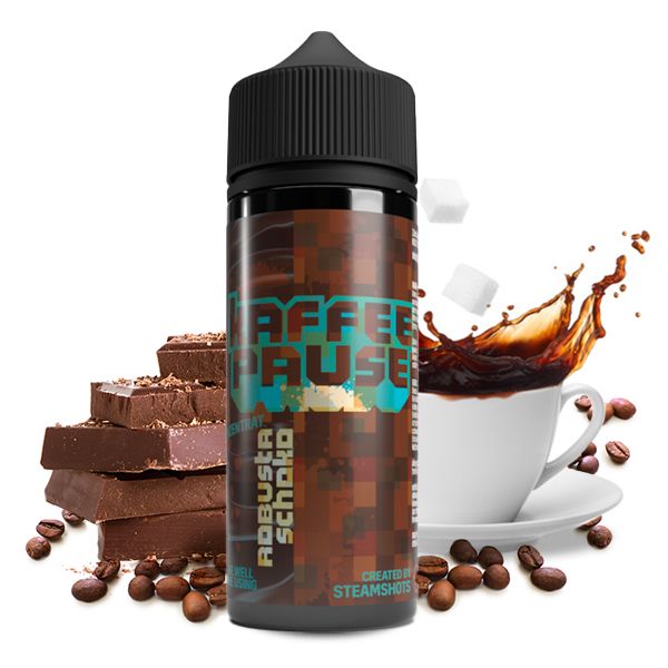 Steamshots Kaffeepause - Robusta Schoko Aroma 10ml Longfill