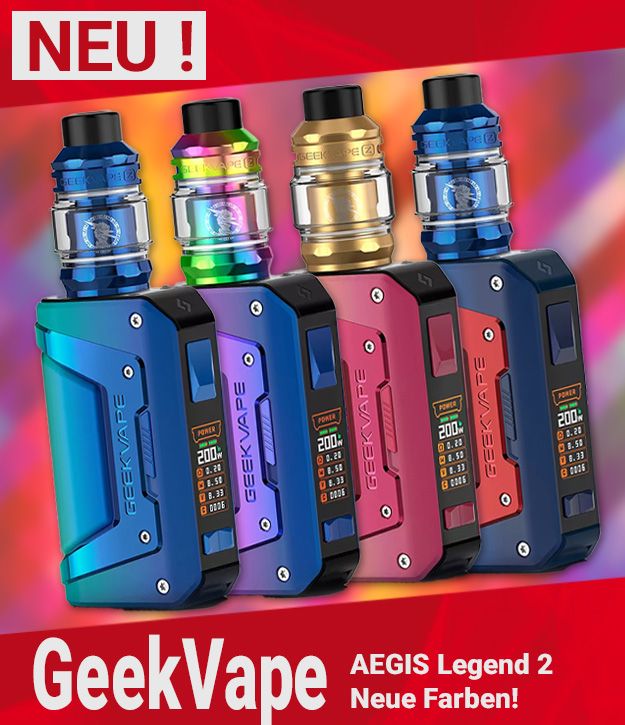 GeekVape AEGIS Legend 2 in neuen Farben