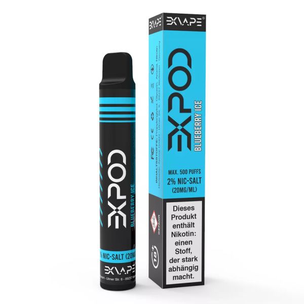 ExVape ExPod - Blueberry Ice 20mg/ml