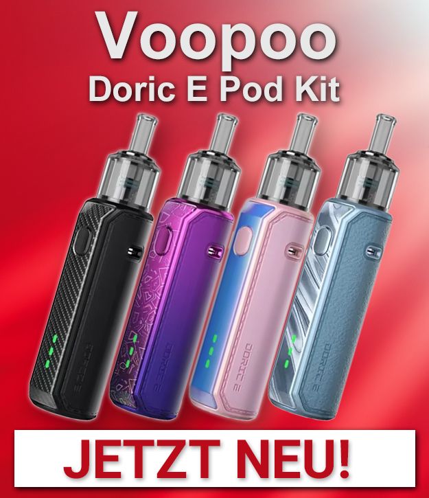 Voopoo Doric E Pod Kit jetzt erhältlich!