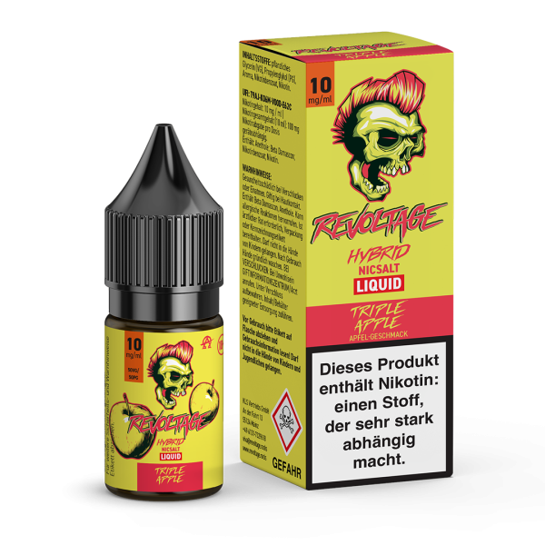 Revoltage Nic Salt - Triple Apple Liquid 10ml