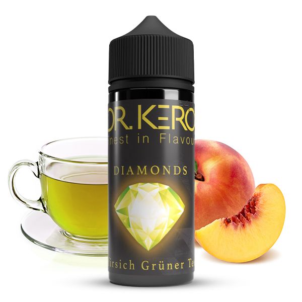 Dr. Kero Diamonds - Pfirsich Grüner Tee Aroma 10ml Longfill
