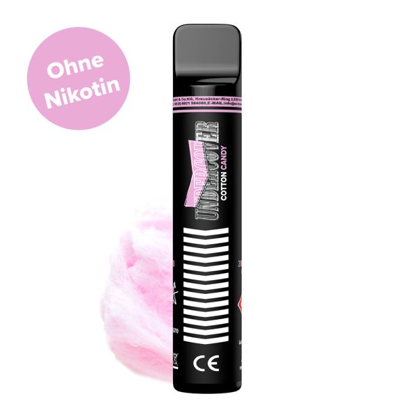 Undercover Vapes - Cotton Candy nikotinfrei 0mg/ml