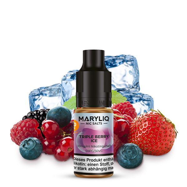 Maryliq - Triple Berry Ice Nic Salt Liquid 10ml