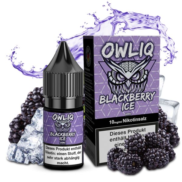 OWLIQ Nic Salt - Blackberry Ice Liquid 10ml