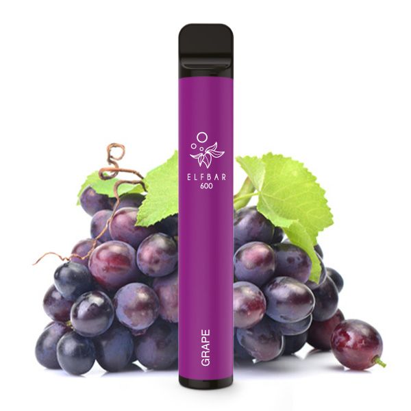 ELF Bar 600 - Grape 0mg/ml nikotinfrei Steuerware