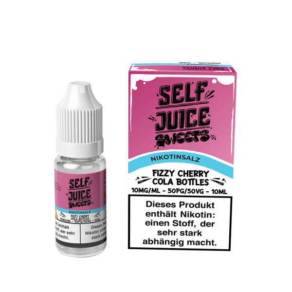 Self Juice Nic Salt - Fizzy Cherry Cola Bottles Liquid 10ml