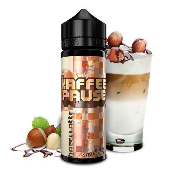 Steamshots - Kaffeepause Hazellatte Aroma 20ml Longfill