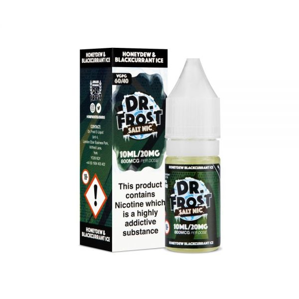 Dr.Frost Nic Salt - Honeydew Blackcurrant Ice Liquid 20mg