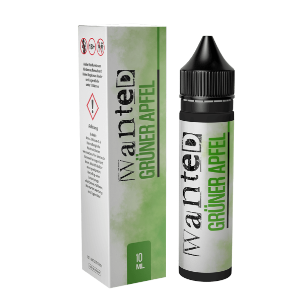 Wanted - Grüner Apfel Aroma 10ml Longfill