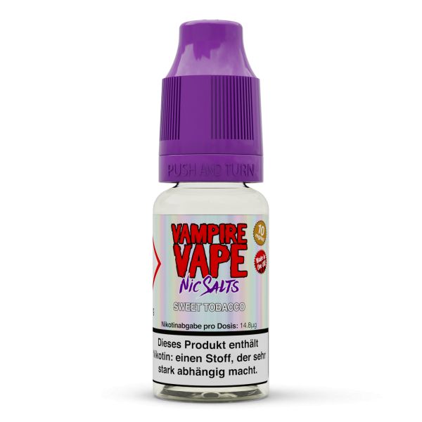 Vampire Vape - Sweet Tobacco NicSalt Liquid 10ml 20mg/ml