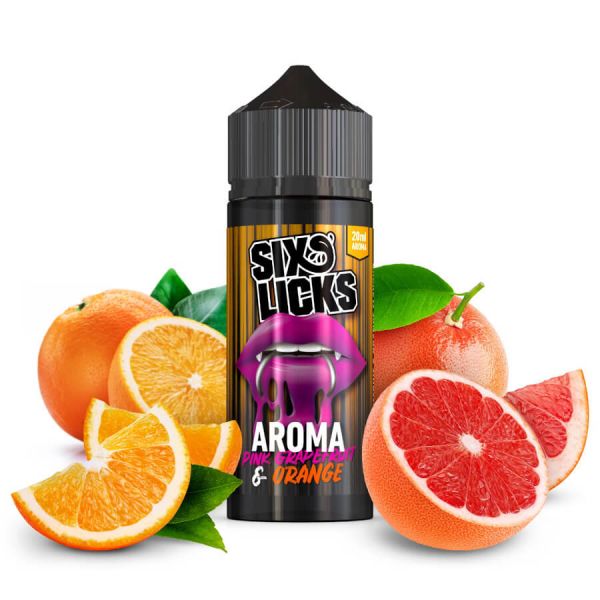 Six Licks - Pink Grapefruit & Orange Aroma 20ml Longfill