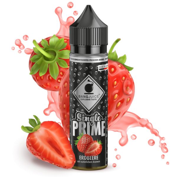 Bang Juice - Single Prime Erdbeere Aroma 3ml Longfill