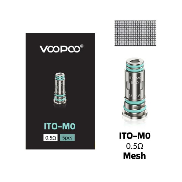 Voopoo - ITO-M0 Verdampferköpfe 0.5 Ohm 5er Pack