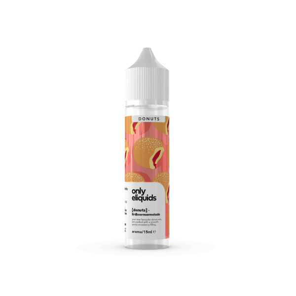 Only - Krapfen Erdbeermarmelade Aroma 15ml Longfill
